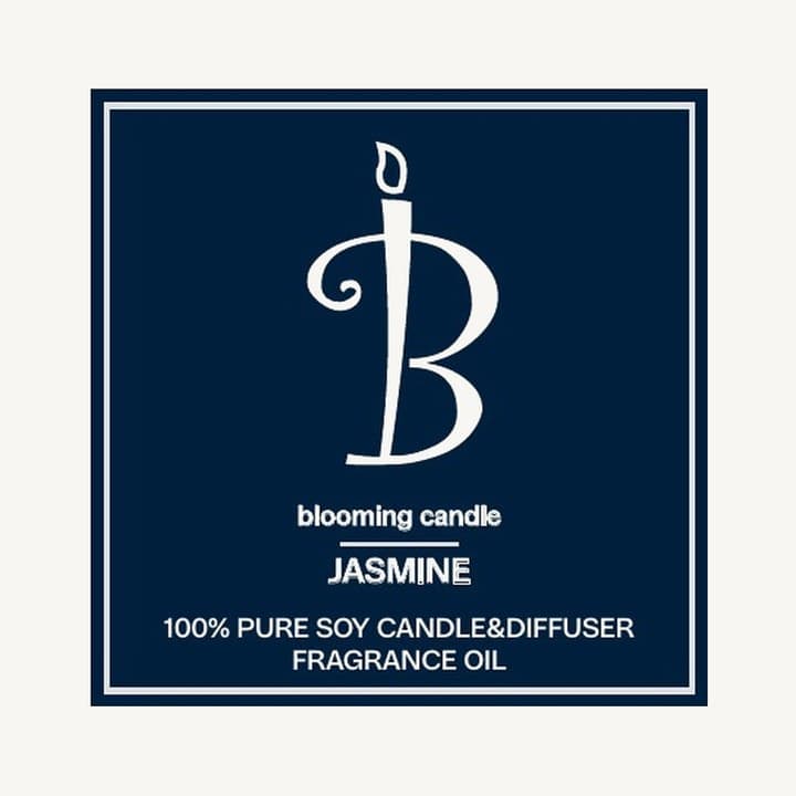JASMINE blooming candle logo